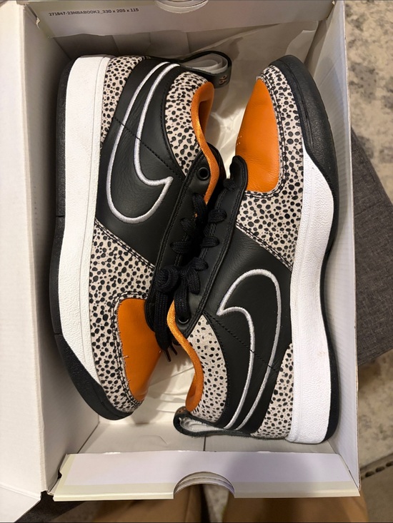 Nike Other - Nike Book 1 NAS Men’s Black, Orange &  White Low-Top Sneakers/Speckled Panels